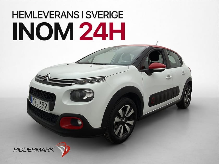 Bild 3 av Citroën C3 1.2 PureTech 82hk 2-Brukare Sensorer Farthållare