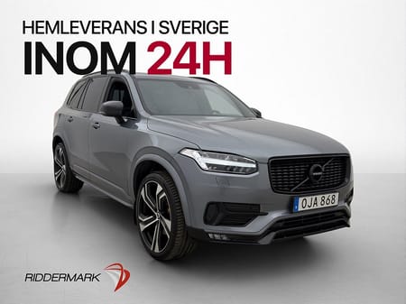 Volvo XC90 D5 AWD Polestar 240hk R-Design VOC Pano HuD Drag