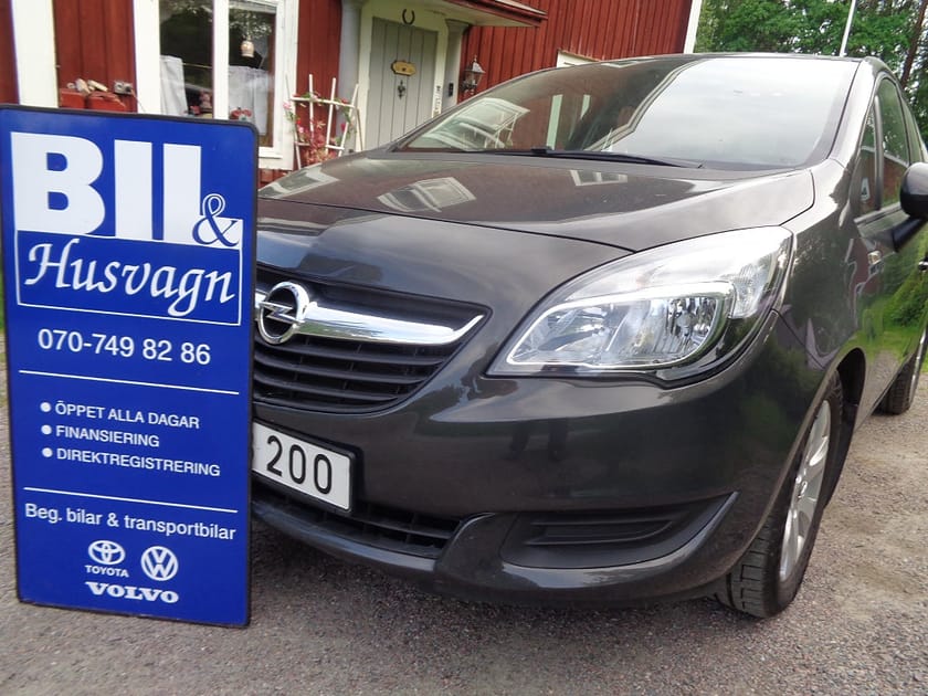 Bild 1 av Opel Meriva 1.4 END. 11800 MIL/EN ÄGARE/FULLSERV/AUTOM/ACC/FINANS