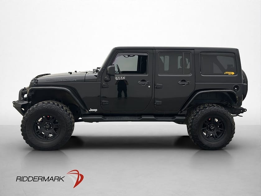Bild 5 av Jeep Wrangler Unlimited 2.8 4WD Black Sidesteps Skinn Drag