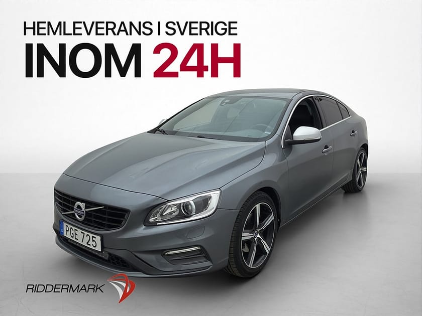 Bild 1 av Volvo S60 T3 152hk R-Design VOC Värmare Nyservad Nybes