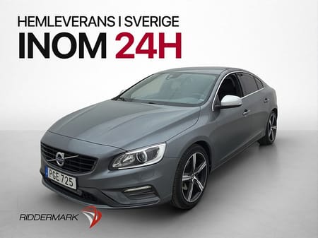 Volvo S60 T3 152hk R-Design VOC Värmare Nyservad Nybes