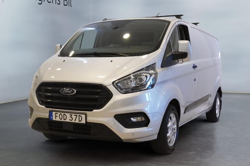 Bild 1 av Ford Transit Custom 300 2,0 Ecoblue Selectshift 130 hk Leasbar 3-Sits Dragkrok