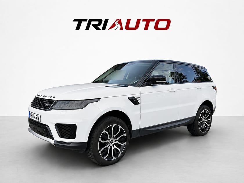 Bild 1 av Land Rover Range Rover Sport P400e Luftfjädr Dragkrok Värmare Skinn Meridian