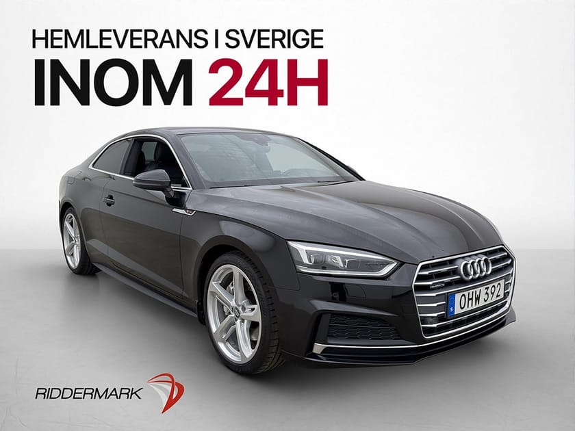 Bild 1 av Audi A5 Coupé 2.0 TFSI Q S-Line Cockpit Navi Halvskinn