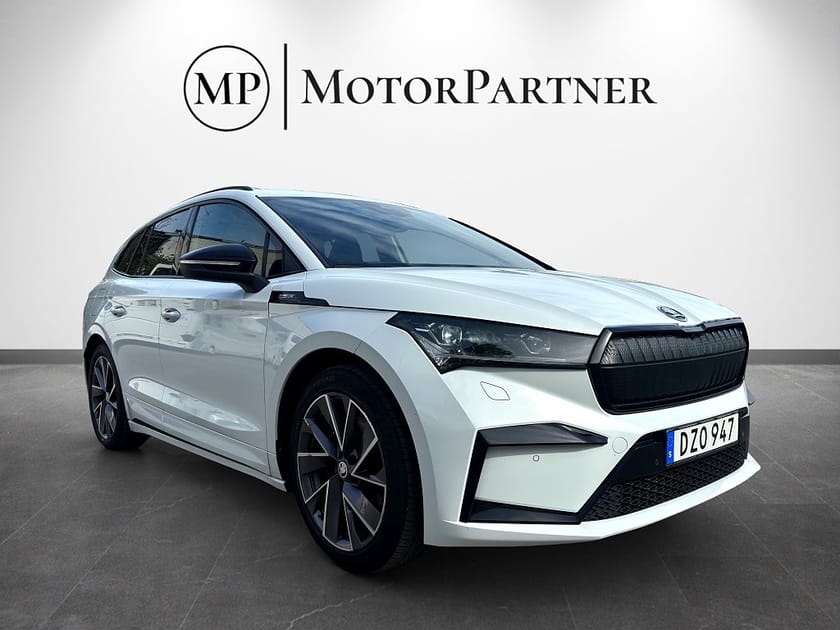 Bild 1 av Škoda Enyaq iV 80x Skoda AWD Sportline Dragkrok Kamera Navi 93% SoH 265hk