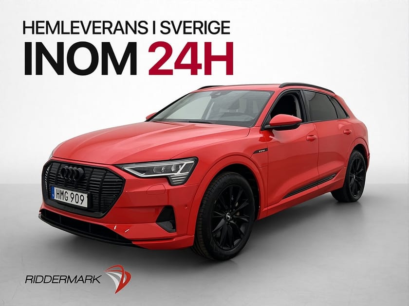 Bild 1 av Audi e-tron 55 quattro 408hk Pano B&O Dragkrok 360 Elstolar