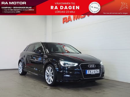 Audi A3 Sportback SB 2.0 TDI 150hk S Tronic S-Line M-Värm Navi Alcantara
