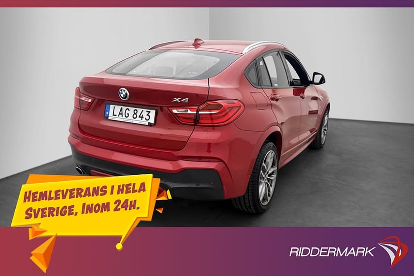 Bild 5 av BMW X4 xDrive20d M Sport Sportstolar Navi P-Sensorer Drag