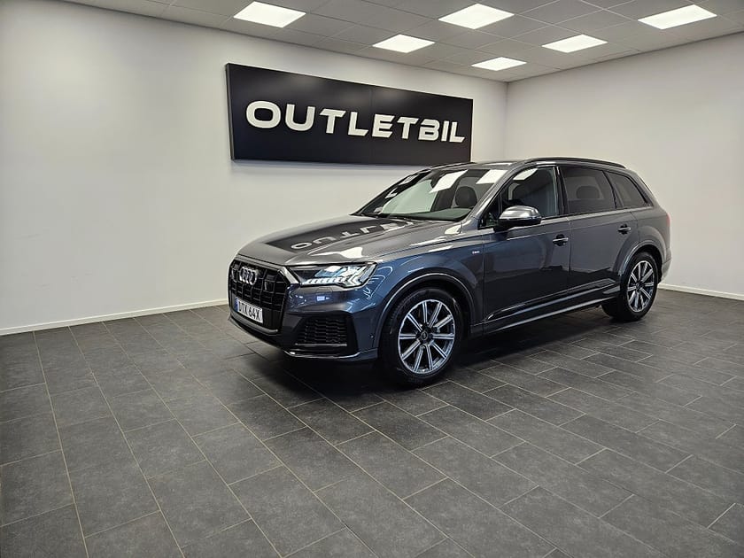 Bild 1 av Audi Q7 50 TDI quattro 286hk 7 sits S line Cockpit Värmare Drag