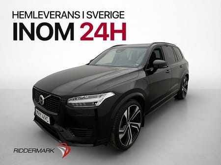 Volvo XC90 7 Säten Recharge T8 Ultimate Dark B&W Pano Luft HUD MOMS