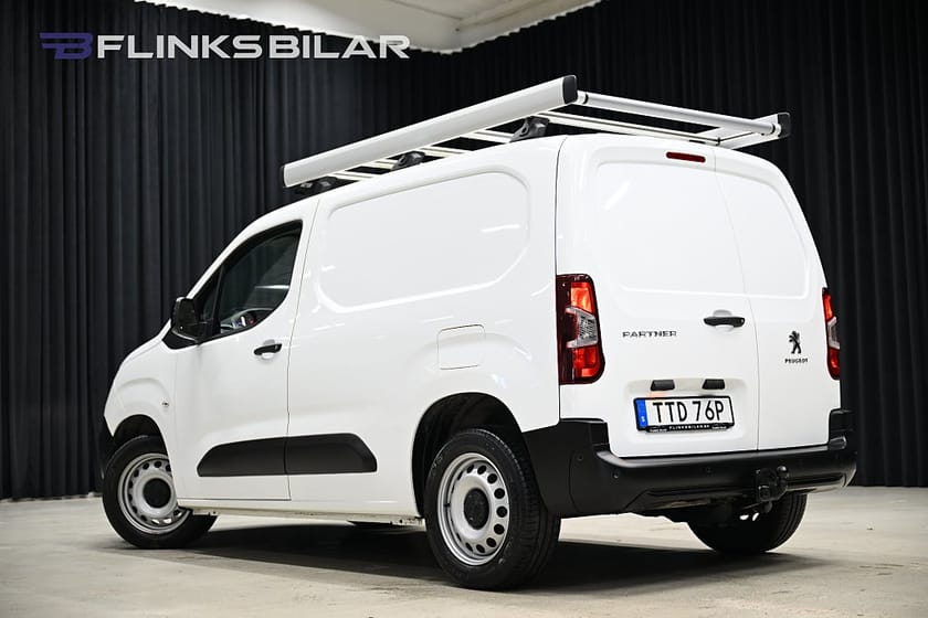 Bild 5 av Peugeot Partner Utökad Last 130HK Automat|Drag|Värmare|Takkorg|Lågmil|EnÄgare|Moms