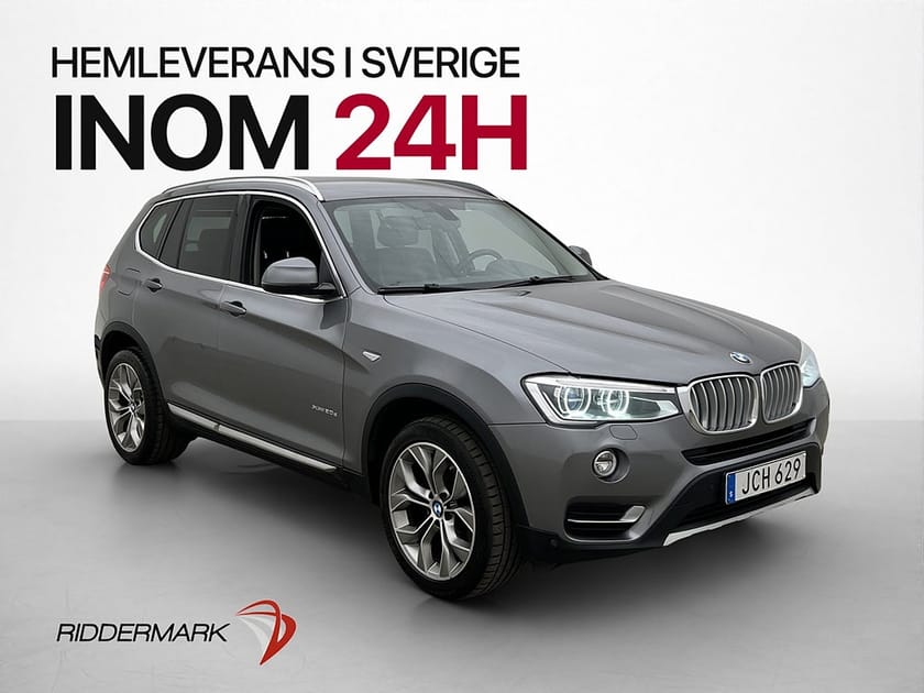 Bild 1 av BMW X3 xDrive20d 190hk xLine H/K Skinn Drag Navi Farthållare