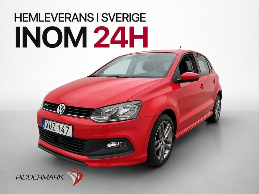 Bild 1 av Volkswagen Polo 1.2 TSI 90hk R-Line Bluetooth Farthållare