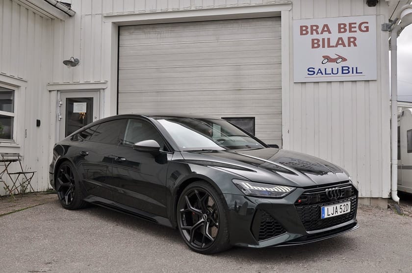Bild 1 av Audi RS 7 Sportback Performance RS7 SB 630hk V8 B&O Adv Pano HUD 360° Moms