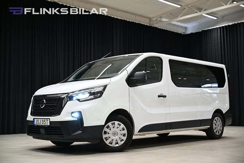 Bild 1 av Nissan Primastar Crew 150HK L2|Automat|9-Sits|LED|Drag|Leasebar