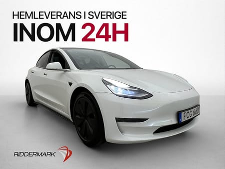 Tesla Model 3 Performance Pano Navi Skinn Kamera Svensksåld