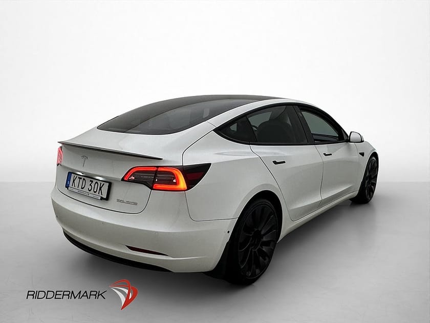 Bild 5 av Tesla Model 3 Performance AWD Ljus Interiör Pano B-Kamera AP