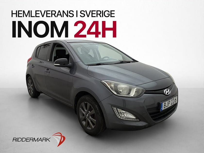 Bild 1 av Hyundai i20 1.2 84hk Select Farthållare Bluetooth 0,49l/mil