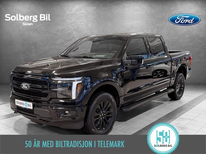 Bilde 1 av Ford F-150 SuperCrew Head Up, V8 Coyote, B&O stereo, Black Edition