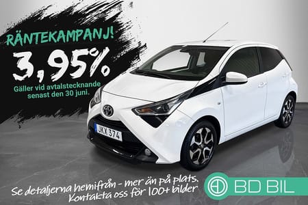 Toyota Aygo 1.0 VVT X-PLAY BACKKAMERA 2 BRUKARE KAMPANJ 3,95% RÄNTA