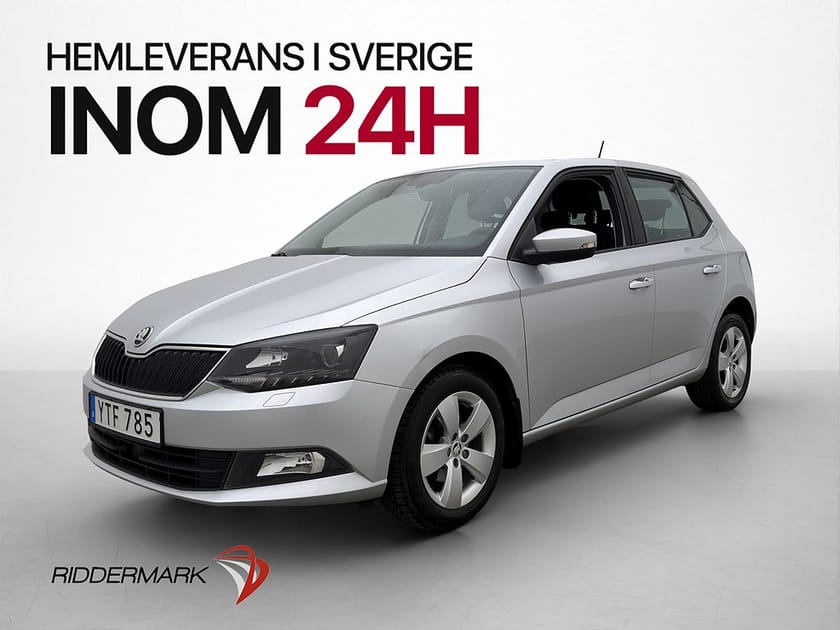 Bild 3 av Škoda Fabia Skoda TSI 95hk Style P-Sensorer CarPlay Farthållare