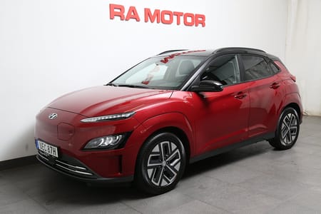 Hyundai Kona Electric 64 kWh Essential 204hk Två-tons Lack Drag