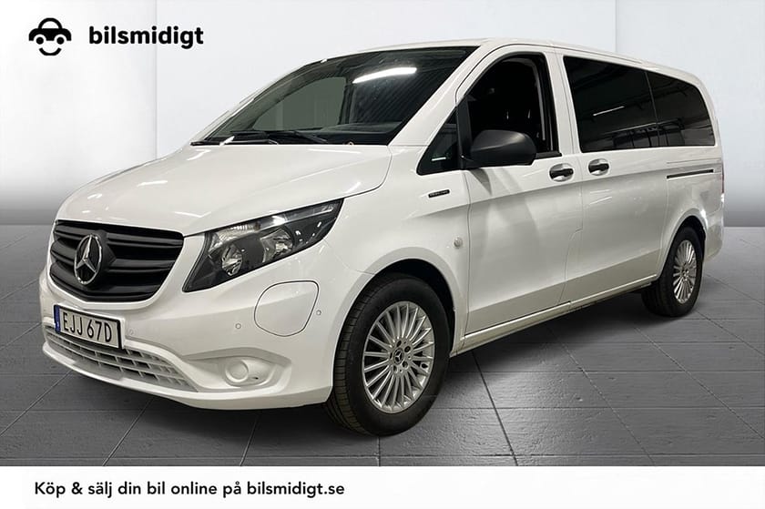 Bild 1 av Mercedes-Benz eVito Tourer 129 3.5t CCS 2xSidodörr Inredd Kamera 3-sits 204hk
