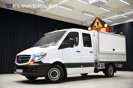 Mercedes-Benz Sprinter 316 BlueTEC Chassi Crew cab 7G 163HK Automat|Dubbelhytt|Kåpa|3.5ton-drag|Xenon