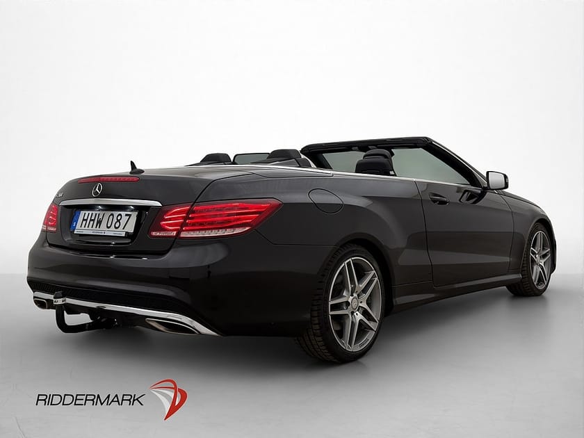 Bild 5 av Mercedes-Benz E 200 Cabriolet AMG Skinn Svensksåld Drag