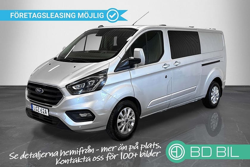 Bild 1 av Ford Transit Custom 340 Crew Van 5-SITS VÄRMARE BACKKAMERA DRAG MOMS