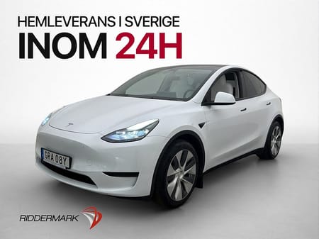 Tesla Model Y Standard Range RWD Dragkrok Ljus interiör AP MOMS