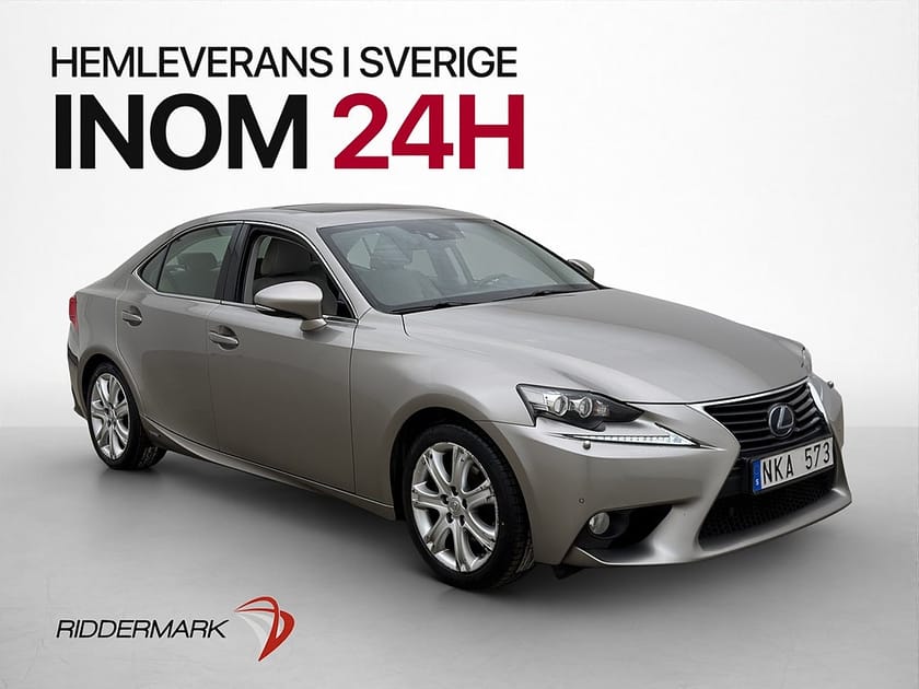Bild 1 av Lexus IS 300h 223hk Executive Värm T-Lucka Kamera Läder Drag