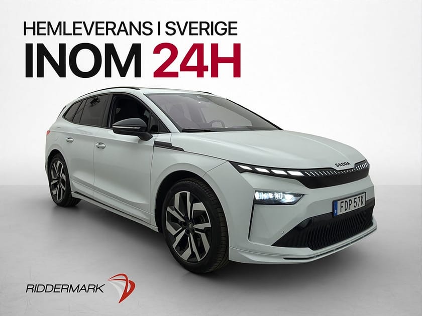 Bild 1 av Škoda Enyaq 85x Skoda SportLine Dragkrok Pano 360° HUD Canton MOMS