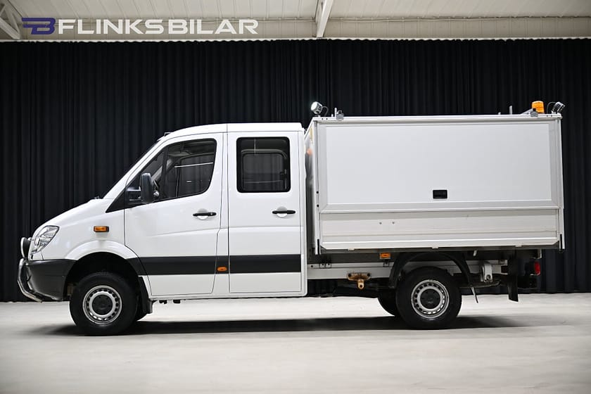 Bild 2 av Mercedes-Benz Sprinter 316 CDI 4x4 Chassi Crew Cab 163HK Dubbelhytt|Kåpa|Lågmil|EnÄgare|Moms