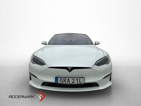 Tesla Model S AWD Yoke-ratt Svensksåld MOMS