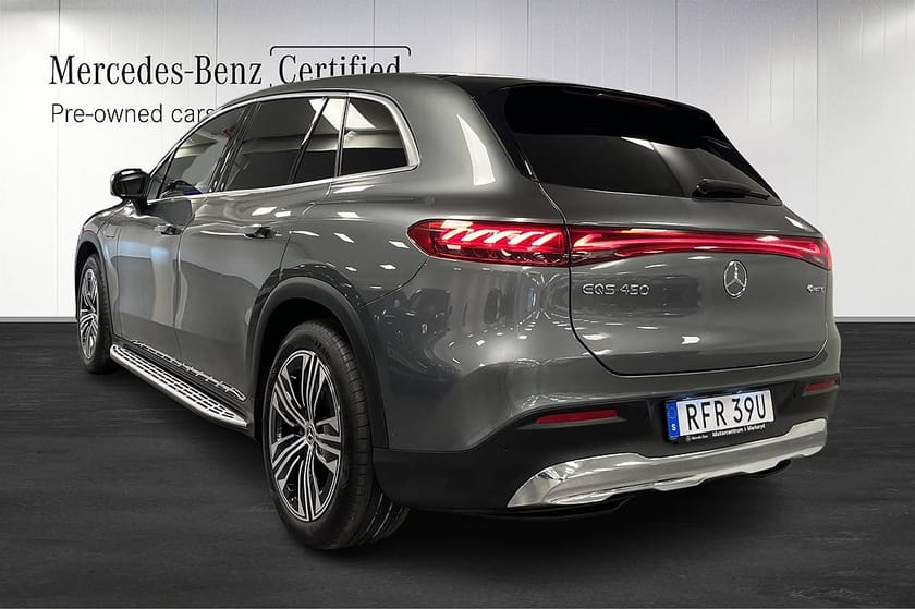 Bild 4 av Mercedes-Benz EQS SUV 450 4MATIC Premium Distronic Pano Burmester HUD 7 sits