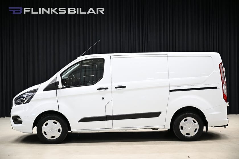Bild 4 av Ford Transit Custom 300 130HK Inredd|Dubbeldörr|LED|Drag|Värmare|EnÄgare