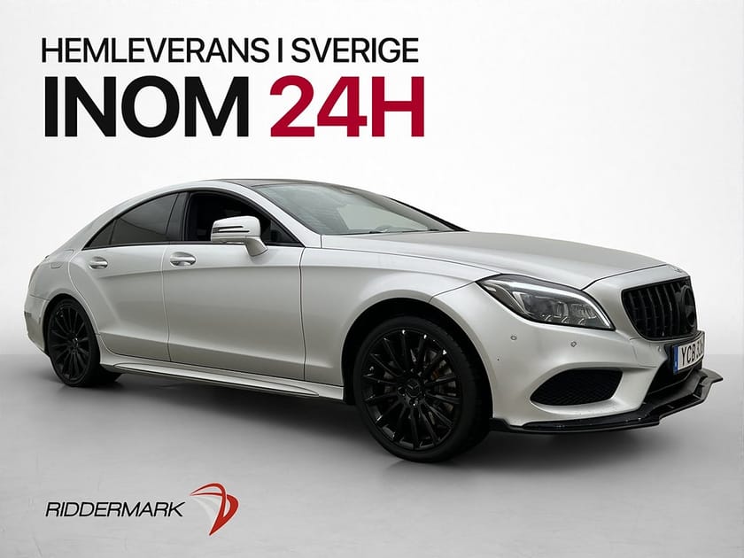 Bild 1 av Mercedes-Benz CLS 350 d 4MATIC 4M AMG Pano H/K D-Värm 360 Sv.Såld