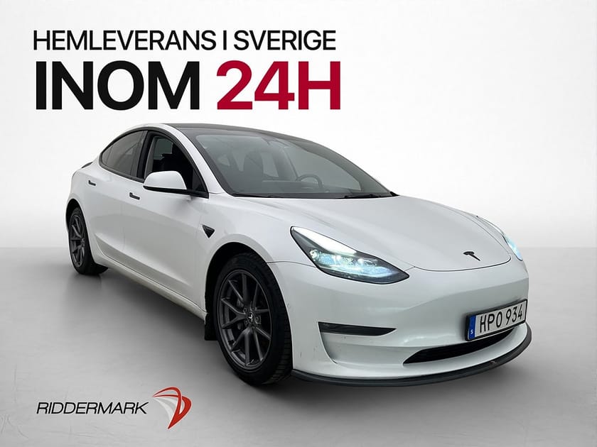 Bild 1 av Tesla Model 3 Long Range AWD Värmare Panorama Autopilot