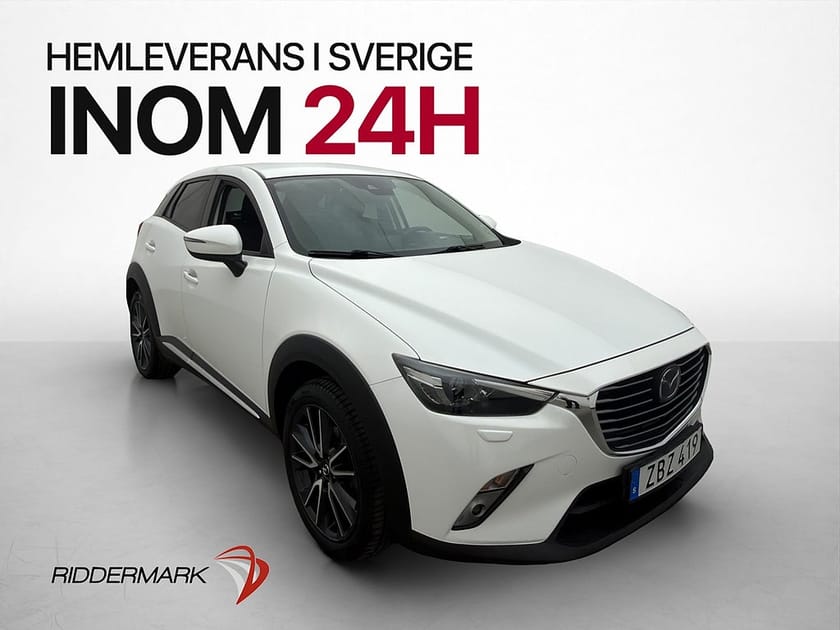Bild 1 av Mazda CX-3 2.0 150hk AWD Optimum BOSE HUD Kamera Värm Drag
