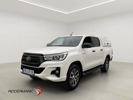 Toyota Hilux Dubbelhytt Invincible 2.4 AWD M/K-Värmare Drag Skinn Moms