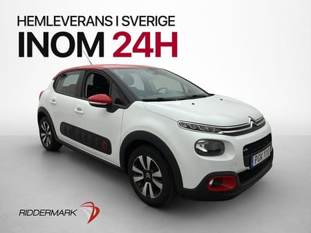 Citroën C3 1.2 82hk FEEL P-Sensorer CarPlay Farthållare