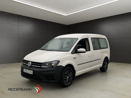 Volkswagen Caddy Maxi Life Drag PDC 5-Sits Farthållare Moms