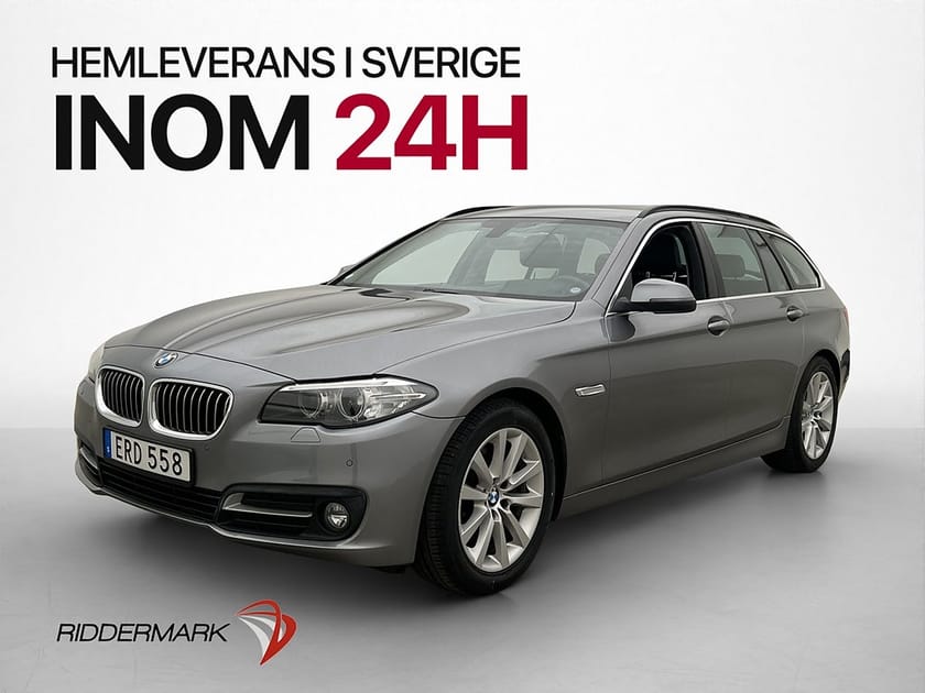 Bild 1 av BMW 520d xDrive Touring 190hk Drag Skinn Bluetooth P-sensor