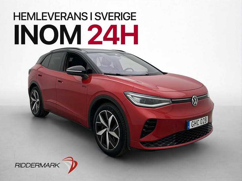 Bild 4 av Volkswagen ID.4 GTX 299hk Pano Värmare 360° Halvskinn Navi