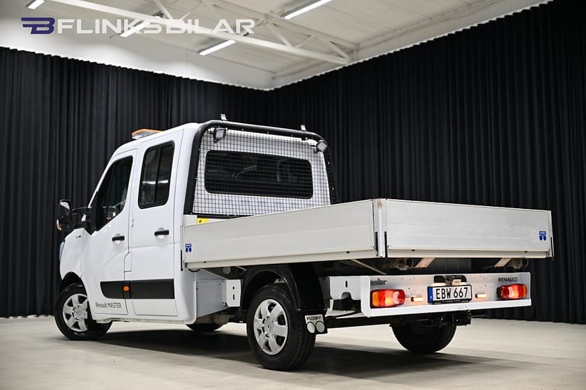Bild 4 av Renault Master Chassi Cab dCi 180HK Dubbelhytt|Flak|Drag|Värmare|Backkamera|Moms