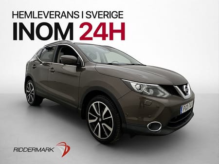 Nissan Qashqai 1.6 130hk Tekna Pano 360° Navi Halvskinn