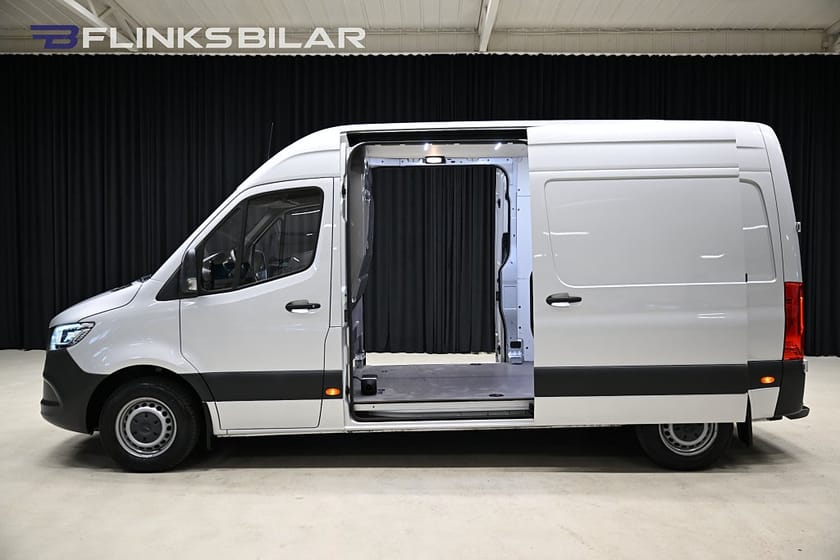 Bild 4 av Mercedes-Benz Sprinter 315 CDI FWD Panel Van 9G 150HK Dubbeldörr|LED|Uppvärmt-skåp|Leasbar