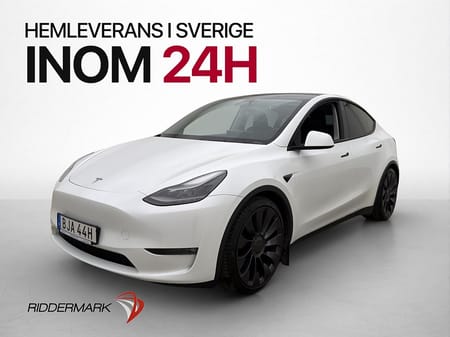 Tesla Model Y Performance Uppgraderad AP Dragkrok MOMS